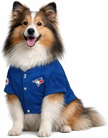 Official MLB Toronto Blue Jays Pet Jersey for Dogs & Cats, Size Medium - Stylish Baseball Jersey for Your Furry Fan- Show Off Team Spirit with The Perfect Fan Apparel Gear for Pet, Dog & Cat - Image 4