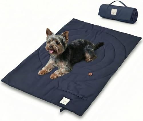 Lightly Padded Roll-Up Travel Dog Mat Settle & Place Training by Unknown