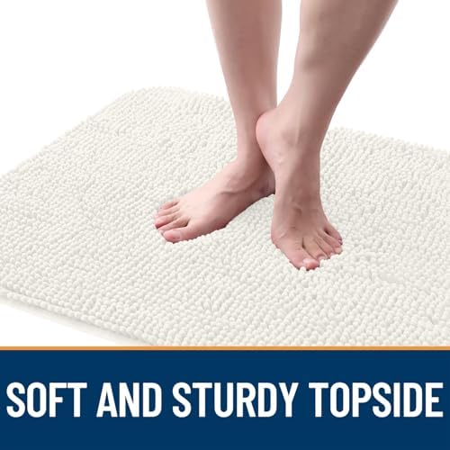 OLANLY Dog Door Mat for Muddy Paws 47x32, Super Absorbent Chenille Mud Mat - Image 4