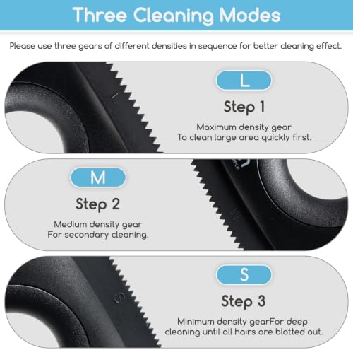 Analan Mini Pet Hair Remover for Car Detailing Dog Hair Tool Brush(Black) - Image 6