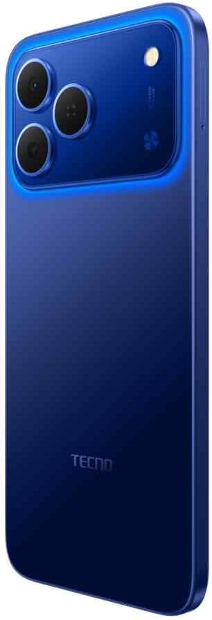 Tecno Spark 50 Ai 4G LTE (256GB + 4GB) (Compatible with Tmobile Mint Tello Boost Mobile and Worldwide) Dual SIM 6.78" 120Hz 50MP Camera (Halo Blue) - Image 3