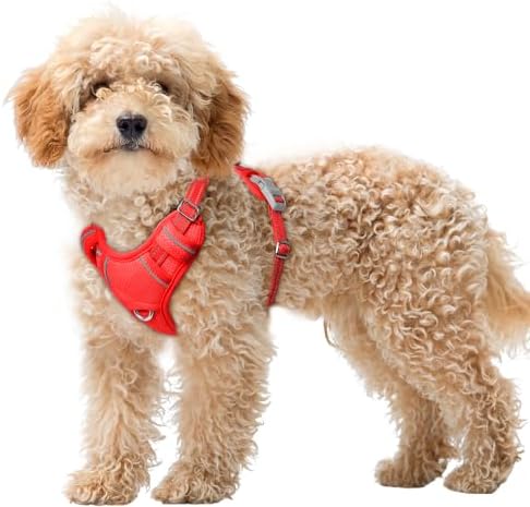 BARKBAY Dog Harness for Small Sized Dog No Pull Dog Vest ID Tag Pocket by BARKBAY
