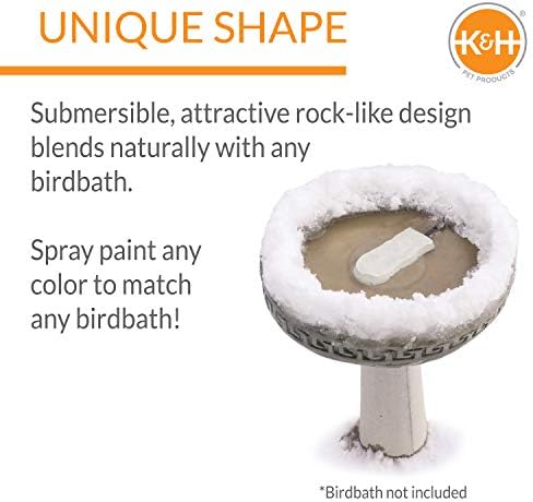 K&H Pet Products Ice Eliminator Original Birdbath Deicer Natural Original 50 Watts - Image 3