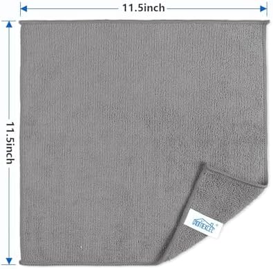 HOMEXCEL 50PK Microfiber Cleaning Cloth, Cleaning Rag for Home, 11.5x11.5in - Image 7