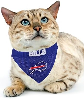 Pets First NFL Buffalo Bills Reversible Bandana Size XX-Large for Dogs & Cats. 2 Sided Sports Bandana, Premium Embroidery Team Logo, Many NFL Teams Available - Image 4