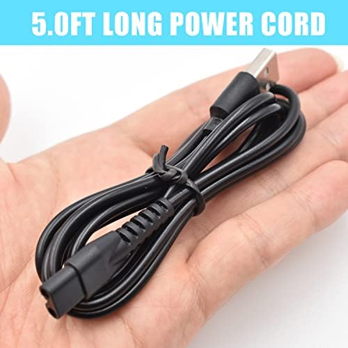 Charger Cord Fit for Manscaped Lawn Mower 3.0/2.0 Electric Groin Hair Trimmer Replacement Charging Cable Power Cord Adapter - Image 3