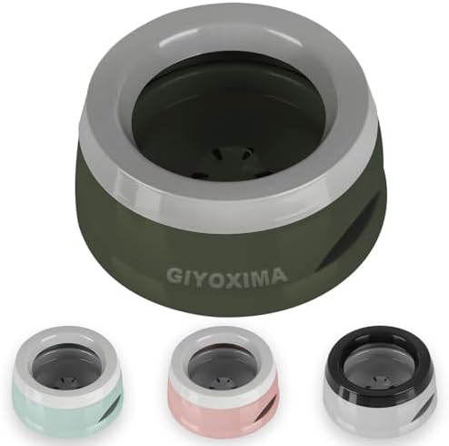 Dog Water Bowl (25oz),No Spill Water Bowl for Dogs and Cats,Water Bowl Dispener for Travel and Home,No Messy Splashes, Spilling or Drips for Dogs & Cats by GIYOXIMA
