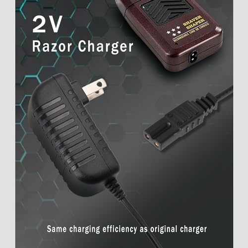 2V Charger Replacement for Wahl Shaver Shaper 8061, 8163, 8786-1001, 7367, 7029, 7060, 7035, 7339, 4000, 7063-017, ‎7065-017, WAKH4, 7064-017, 7061-917, 5-Star Series Trimmer Clipper Power Adapter - Image 6