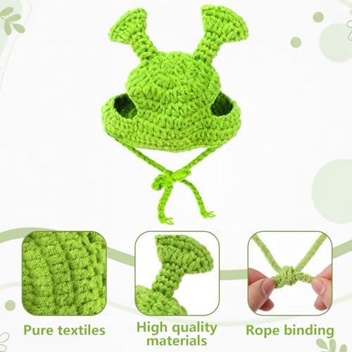 Cute Cat Hat Costume Suitable for 5 to16 lbs - cat Hats for Cats only Head Circumference 11" or Less Kitten hat pet Christmas Photography Outfits - Image 3