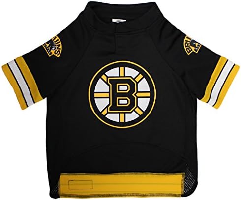 NHL Boston Bruins Jersey for Dogs & Cats, Small. - Let Your Pet Be A Real NHL Fan! - Image 2