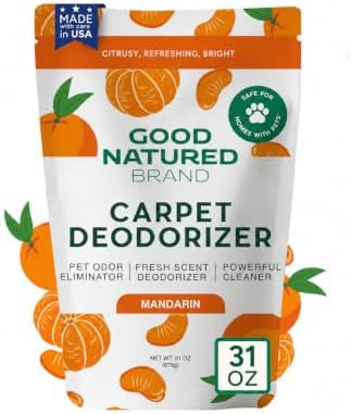 Good Natured Brand Carpet Deodorizer & Pet Odor Eliminator Powder, 31oz by GoodNaturedBrand