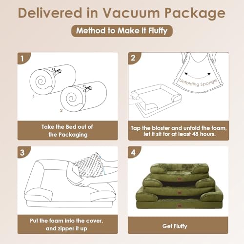 EHEYCIGA Orthopedic Small Dog Bed, Waterproof Memory Foam Washable Pet Beds - Image 7