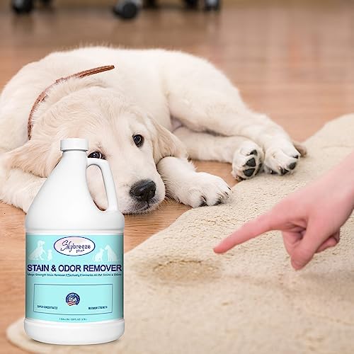 Pet Stain Odor eliminator - Super-concentrated Enzyme cleaner - Sky breeze plus - Extra Strong Odor and stain remover - Best Remover for Cat and Dog Pee All Purpose Cleaner and Deodorizer 1 gallon - Image 4