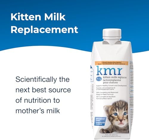 PetAg KMR Kitten Milk Replacer Liquid - 16 oz, Pack of 3 - Ready-to-Feed Formula with Vitamins for Newborn Kittens to 1 Year - Easy to Digest - Image 3
