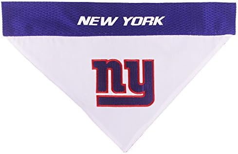 Pets First NFL New York Giants Reversible Bandana Size XX-Large for Dogs & Cats. 2 Sided Sports Bandana, Premium Embroidery Team Logo, Many NFL Teams Available - Image 3