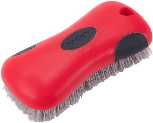 Mothers Stiff Bristle Carpet and Upholstery Cleaning Scrub Brush for Automotive, Home, Couch, Stain Remover by Mothers