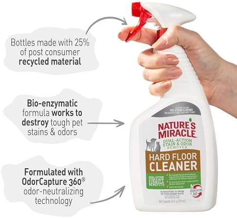 Nature's Miracle Hard Floor Cleaner, Stain & Odor Remover, 24 oz - Image 6