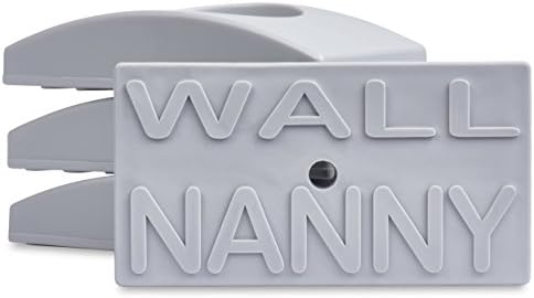 Wall Nanny - Baby Gate Wall Protector (Made in USA) Protects Walls and Doorways from Pet Gates - for Pressure Mounted Indoor Safety Baby Gates - Gray by WallNanny