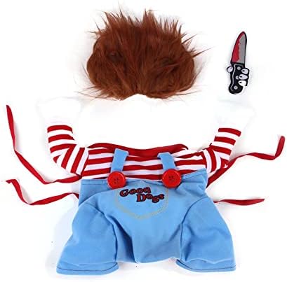 Pet Deadly Dog Costume, Cute Dog Cosplay Halloween Christmas Funny Pet Clothes Party Costume for Small Medium and Large Dogs (Medium) - Image 2