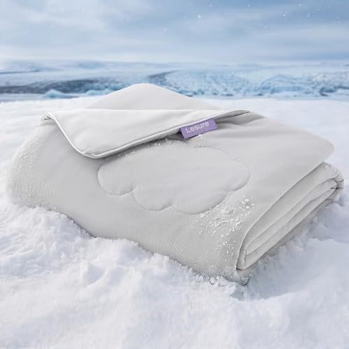 LE SURE ApexCloud™ Premium Cooling Blankets for Large Dogs Q-MAX>0.4,50x60 by Lesure