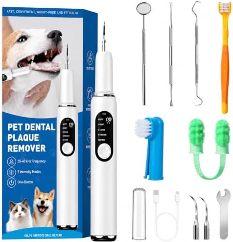 Ultrasonic Dog Teeth Cleaner, Dog Teeth Cleaning, Plaque Remover by Unknown