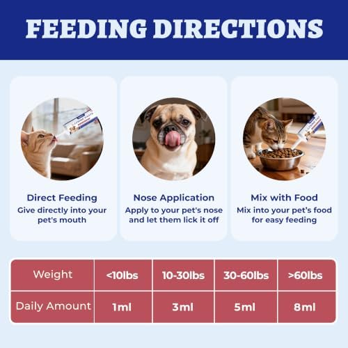 Wellix L-Lysine Paste for Cats & Dogs with Taurine & Vitamins 2oz - Image 7