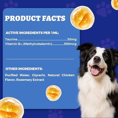 Wellix 4.06 fl oz Vitamin B12 Liquid with Taurine for Dogs and Cats - Image 7