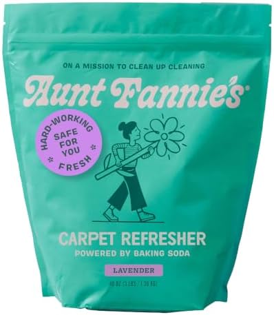 Aunt Fannie's Carpet Refresher, Lavender, 48 oz, Refill or Use Directly by AuntFannies