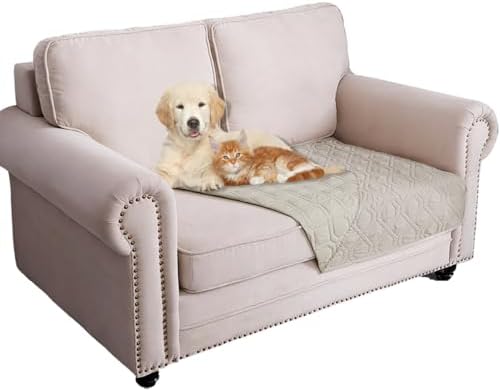 Ameritex Waterproof Dog Bed Cover Pet Blanket for Furniture Bed Couch Sofa Reversible by Ameritex