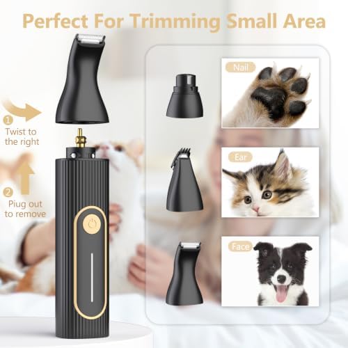 Dog Clippers Grooming Kit and Paw Trimmer for Heavy Thick Hair&Coats - Image 2