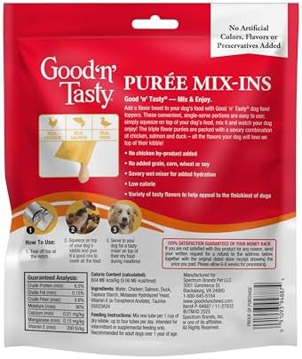 Good 'n' Tasty Puree Mix-Ins Dog Food Topper or Treat, 28 Count - Image 2