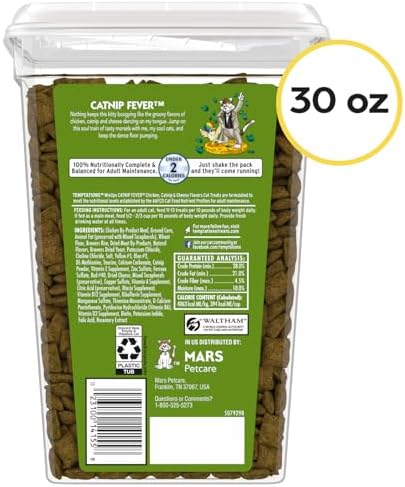 Temptations MixUps Crunchy and Soft Cat Treats, Catnip Fever, 30 oz - Image 2