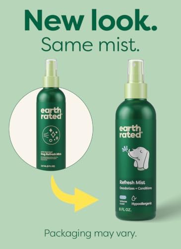 Earth Rated Dog Deodorizing Refresh Mist Spray, White Tea & Basil, 8oz - Image 2