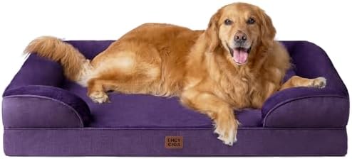 EHEYCIGA Orthopedic Extra Large Dog Bed, Waterproof Washable XL Pet Bed 44" by EHEYCIGA