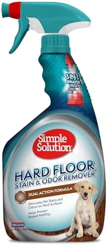 Simple Solution Hard Floor Dog Stain & Odor Remover, Enzyme Cleaner, 32oz by SimpleSolution