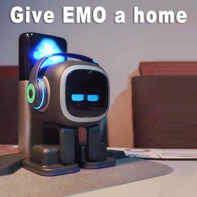 EMOPET AI Desk Robot Companion - ChatGPT Enabled with Voice Commands & Dance Feature, Interactive Robot Pet with Personality, Comes with Charging Home Station - Image 5