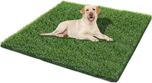 Dog Grass Pad,51.1x31.8In Fake Grass for Dogs,Artificial Grass for Dogs Potty Pee Pad Training Indoor Outdoor by SSRIVER