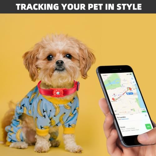 Reflective Dog Collar, Compatible with AirTag, Nylon Pet Cat Puppy Collar for Small, Medium, Large, and Extra Large Dogs - Image 4