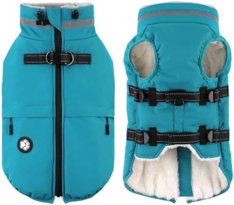 Dogcheer Dog Jackets for X-Large Dogs, Dog Coat with Built-in Harness by Dogcheer