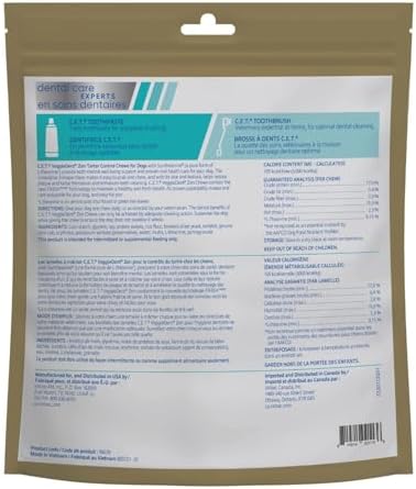 C.E.T. Veggiedent Fr3sh & Zen Plaque and Tartar Control Chews for Dogs, L - Image 2