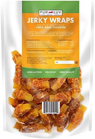 Pur Luv Chicken Wrapped Sweet Potato Dog Treats,16 Oz - Image 2