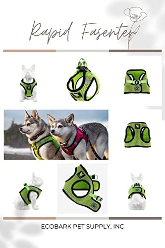 EcoBark Step in Dog Harness, Reflective Soft Mesh No Pull Pet Vest, XXS - Image 4