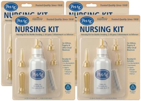 PetAg Nursing Kit - 2 oz, Pack of 4 by PetAg