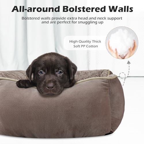 INVENHO Large Dog Bed Rectangle Washable Orthopedic Soft Calming Sleeping Durable Pet Cuddler with Anti-Slip Bottom - Image 2