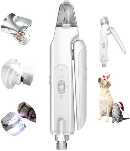 CATPICK 2-in-1 Cat & Dog Nail Clippers with Grinder and Dual LED Lights by Unknown