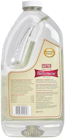 Kaytee Hummingbird ElectroNectar Wild Bird Food, Ready to Use, 64 Ounces - Image 2