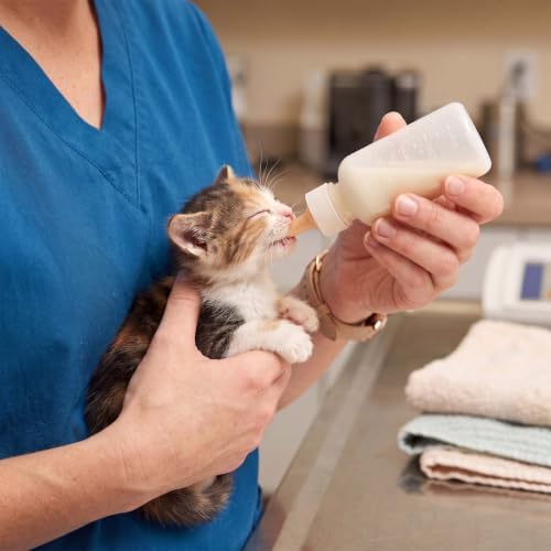 Pet Nursing Kit, Silicone Pet Feeding Set with Bottle Liquid Syringes Nursing Nipples Formula Dispenser, Pet Feeding Supplies for Newborn Puppies Kitten Small Animals - Image 4