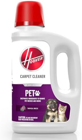 Hoover Pet Carpet Cleaner Solution, 64 oz., Tropical Breeze Scent by Hoover