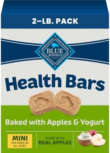 Blue Buffalo Health Bars Apples & Yogurt Mini Dog Biscuits, 2 lb by BlueBuffaloCompanyLtd