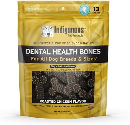 Indigenous Pet Dental Health Bones - Chicken (17 oz) by IndigenousPetProducts